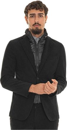 HUGO BOSS Stijlvol Klassiek Jack - Heren - Blazers - Zwart - L - Polyester - Jassen