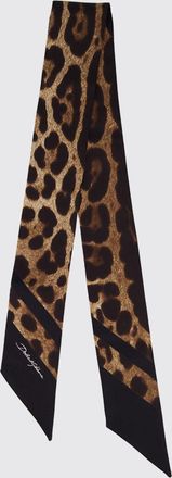 Dolce & Gabbana Animal Print Silk Bandeau