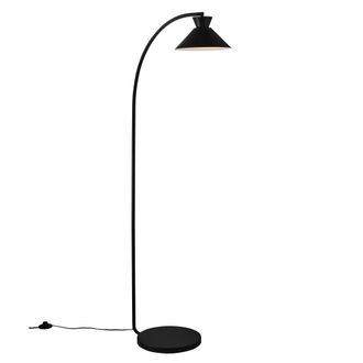 Nordlux Modern Indoor Floor Lamp Black Metal E27 Adjustable Head - Mains Powered, IP20