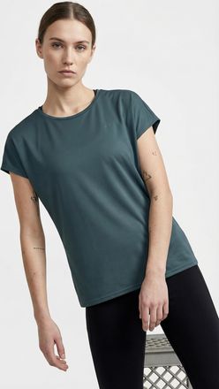 Only Play Funktionsshirt ONLY PLAY ONPAUBREE SS LOOSE TRAIN TEE CURVY NOOS, Damen, Gr. 40/42, mediterranea, Jersey, Obermaterial: 88% Polyester, 12% Elasthan, u