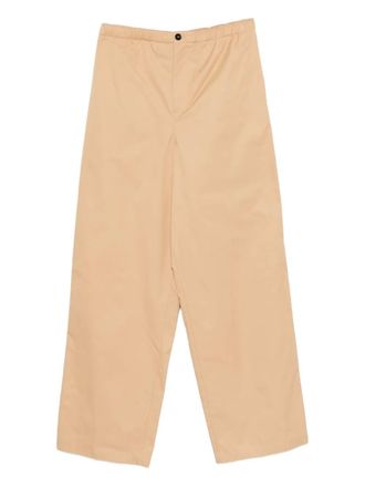 Jil Sander elasticated-waistband trousers - Neutrals