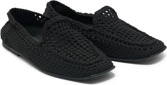 Dolce & Gabbana Mocassini con motivo intrecciato - Nero