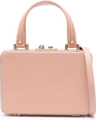 Gianvito Rossi Valì leather tote bag - women - Calf Leather - One Size - Pink
