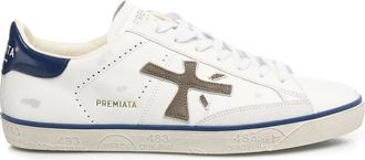 Premiata Sneakers - Heren - Sneakers - Wit - 44 EU - Leer - Schoenen