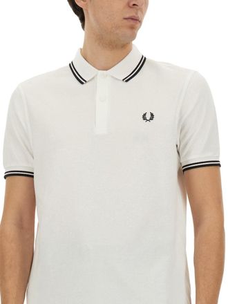 Comme Des Gar&ccedil;ons Cotton Polo Shirt - White