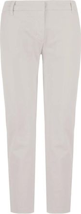 Bomboogie Pantaloni Palazzo in Cotone Satinato - - Trousers - Donna - Beige - S