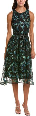 Tahari by ASL Tahari Asl Printed Midi Dress
