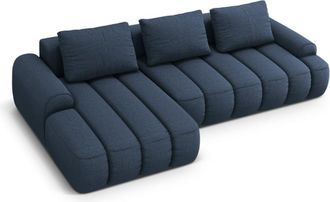 CXL by Christian Lacroix Sof&aacute; cama esquinero con ba&uacute;l 3 plazas tejido estructural azul