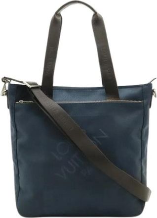 Louis Vuitton Pre-owned Damier Geant Jongl Bag - Dames - Vintage Shopper - Blauw - ONE Size - Vintage