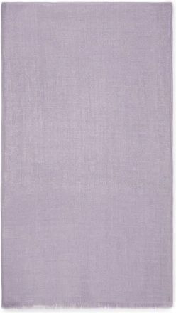 Brunello Cucinelli Light Purple Wool Silk Scarf, Brand Size OS (US Size OS)