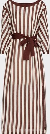 Zimmermann Lucky Contrast Stripe Dress