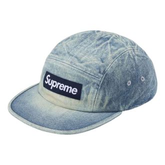 SUPREME FW26 Washed Chino Twill Camp Cap Denim SUP-FW26-1069-DNM