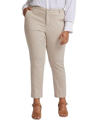 NYDJ Plus Sadie Feather Slim Jean