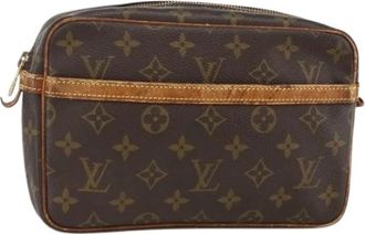 Louis Vuitton Pre-owned Cross Body Bags, female, Brown, Size: ONE SIZE Pre-owned Monogram Clutch