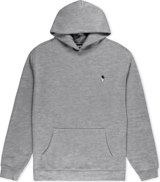 Dalix Astronaut Relaxed Midweight Fleece Pullover Hoodie in Athletic Heather at Nordstrom, Size Xx-Large