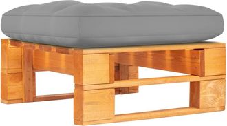 vidaXL Otomana De Jard&iacute;n De Palets Madera Pino Impregnada Marr&oacute;n Miel Vidaxl