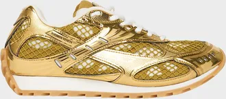 Bottega Veneta Men & apos;s Orbit Technical Fishnet Sneakers