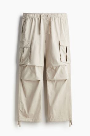 H&M Cargohose in Relaxed Fit - Beige
