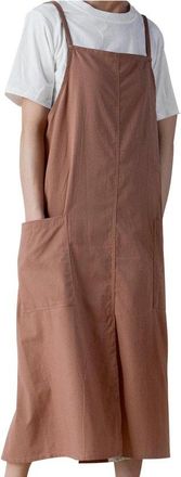 No Brand Delantal De Estilo Japon&eacute;s - Ajustable, Impermeable, De Algod&oacute;n Y Lino Para Mujer Con Bolsillos Grandes Para Florister&iacute;a, Cafeter&iacute;a, Manualidades, Rep