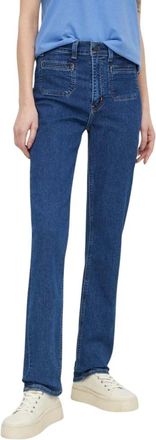 Levi's Slim-fit Jeans - Dames - Jeans - Blauw - Maat: W25 L32 Denim