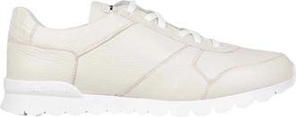Kiton Kalfsleren Sneakers - Heren - Sneakers - Wit - 43 EU - Leer - Schoenen