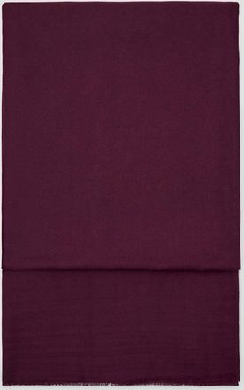 Mango Foulard bordi sfilacciati bordeaux - Donna - Taglia unica - MANGO