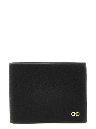 Ferragamo Black Logo Wallet
