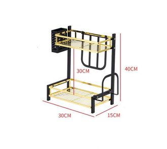 OEM Estante Para Especias De Cocina, Organizador Completo De Utensilios - Dos Niveles 302040cm