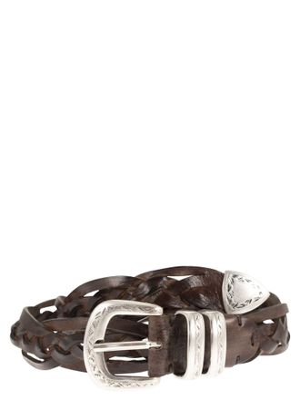 Alberto Luti Braided Leather Belt