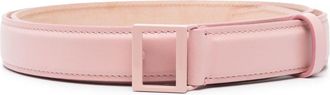 Acne Studios leather buckle belt - unisex - Calf Leather - M - Pink