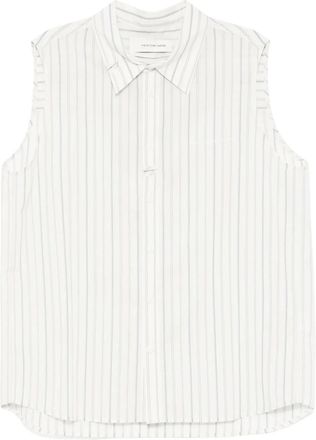 Feng Chen Wang Camicia a righe - Bianco