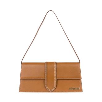 Jacquemus Le Bambino Long - Dames - Tassen - Bruin - Maat: ONE Size Leer