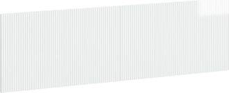 vidaXL Cabecero Montada En La Pared Arnhem Blanco Brillante Vidaxl