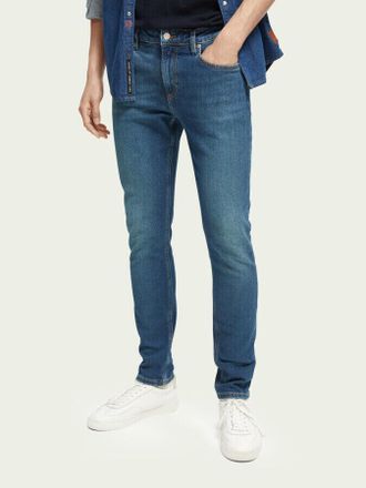 Scotch & Soda Scotch & Soda 165606_0543 Skim Skinny Jeans Mens Classic Blue Denim MCWW181