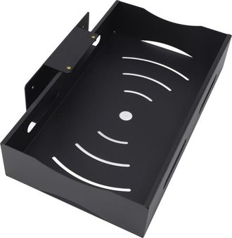 OEM Saca El Organizador Del Armario. Organizador De Armario Extra&iacute;ble. Organizador Deslizante De Acero Al Carbono. Cesta Para Muebles. Negro. L