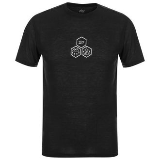 2117 of Sweden Tista T-Shirt Merinoshirt f&uuml;r Herren | schwarz