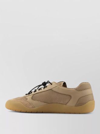 Prada low top sneakers mesh panels round toe rubber sole