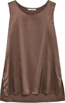 Maliparmi Top smanicato - Marrone