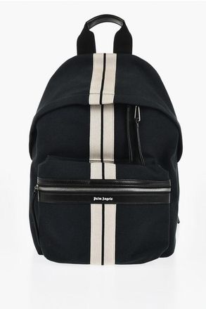 Palm Angels Maxi Zaino in Cotone con Rifiniture in Pelle taglia Unica