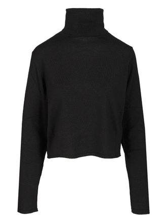 Maison Margiela Turtleneck Sweater Knitwear Nero-Donna