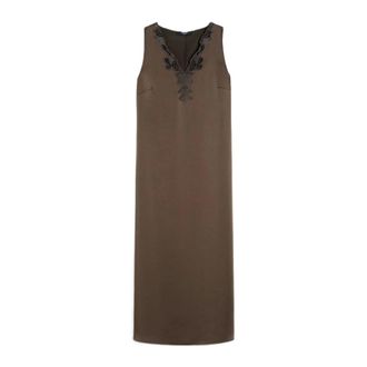 Max Mara Kleedjes, Dames, Bruin, XS, Canossa Dress
