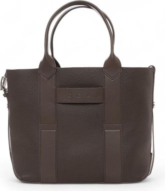 Hogan Borsa modello shopper media Script Marrone Hogan Donna