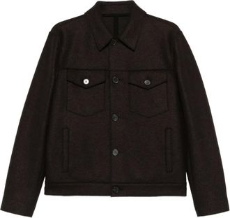 Harris Wharf London Giacca con taschino - Marrone