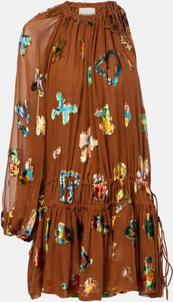 Alemais Al&eacute;mais Abito corto in misto seta