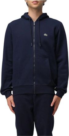 Lacoste Full Zip Hoodie - Heren - Vesten met rits - Blauw - 3XL - Hoodies & sweatvesten