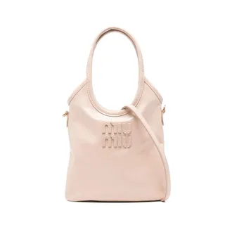 Miu Miu Logo-embossed Tote Bag
