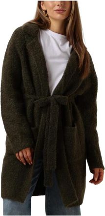 Knit-ted Groen Vest Onna - Dames - Vesten - Groen - M - Truien & Vesten