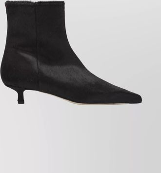 Aeyde stylish ankle length kitten heel boots