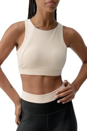 Born Living Yoga Fiorella High Support Performance Sport Top in Black/stone at Nordstrom, Size Medium Eu