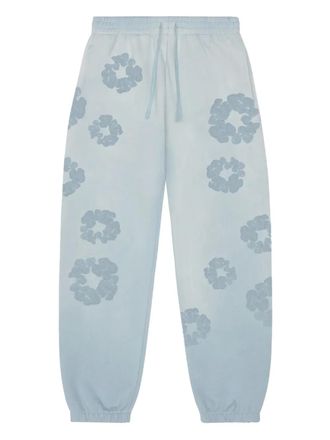 Denim Tears Pantaloni sportivi con decorazione - Blu